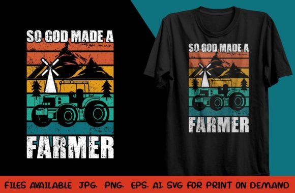 Download Farmer T Shirt Design Creative Vector Art - Creative vector art Collection