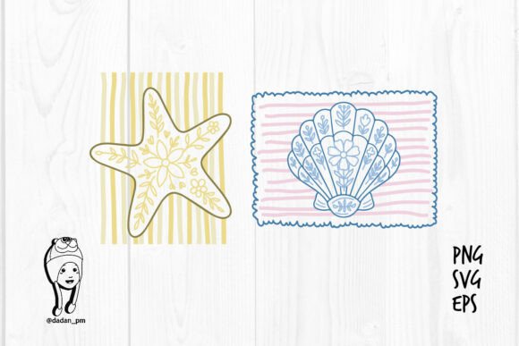 Download Floral Ocean Creatures Hand Drawn - Premium Resources