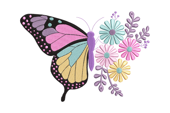 Download Flowers and Butterfly - Premium Resources