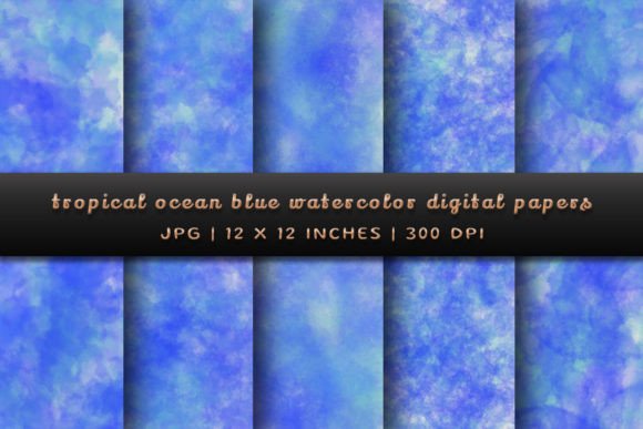 Download Tropical Ocean Blue Backgrounds - Blue Collection