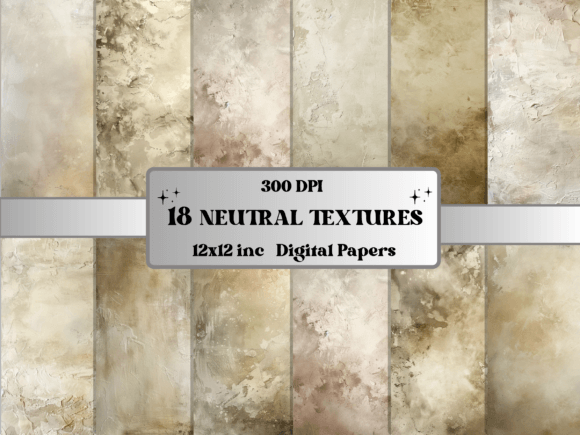 Download Neutral Textures Digital Paper Pack - Premium Resources