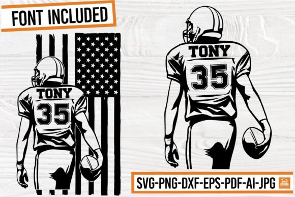 Download Football Player Back Silhouette, Sports - Player Collection
