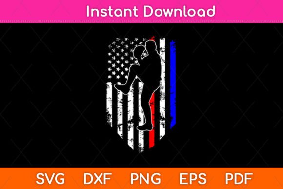 Download Funny Baseball Player American Flag Svg - Player Collection