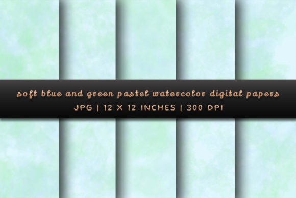 Download Soft Blue and Green Pastel Backgrounds - Blue Collection