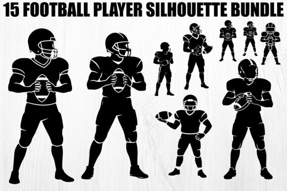Download Football Player Silhouette Bundle - Player Collection